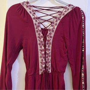 Maroon romper
